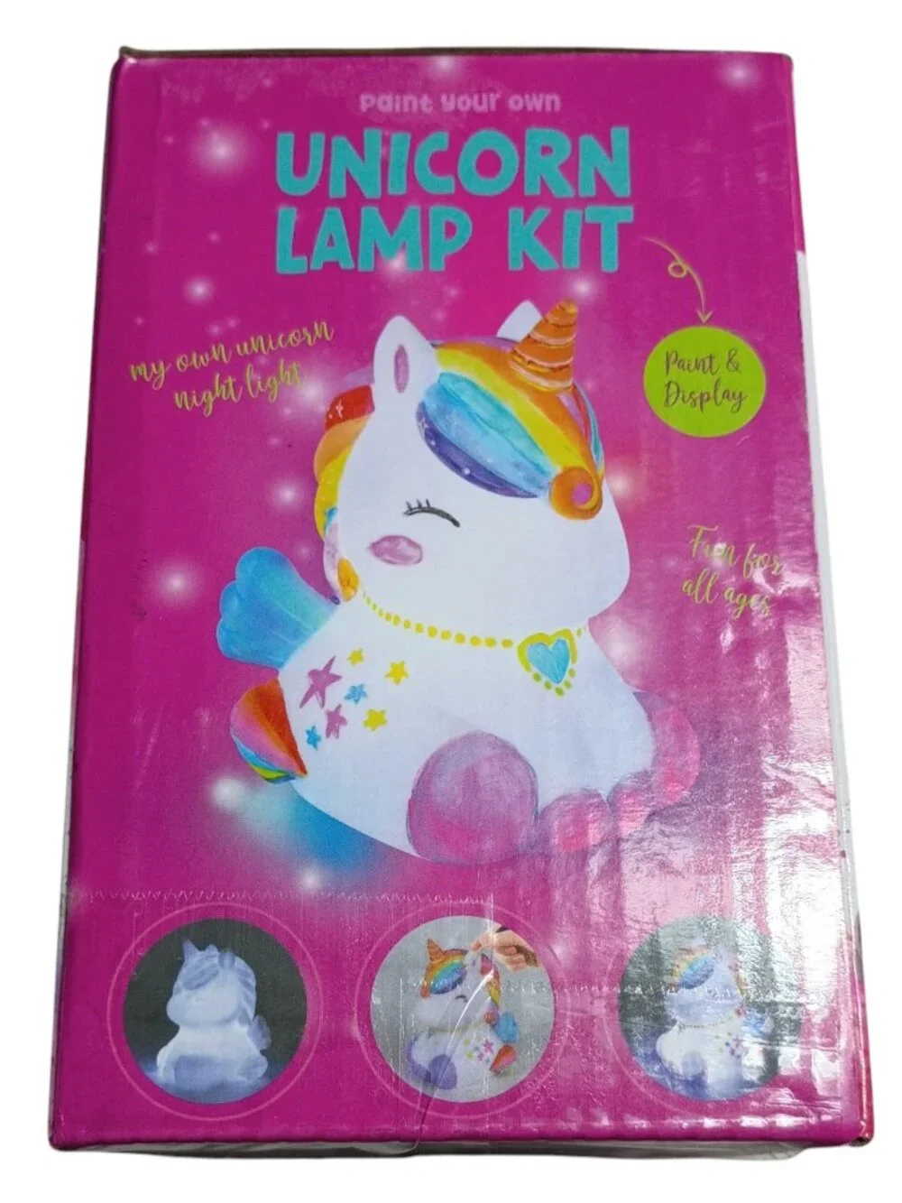LAOESE Paint Your Own Unicorn Lamp Kit ages 6 and up